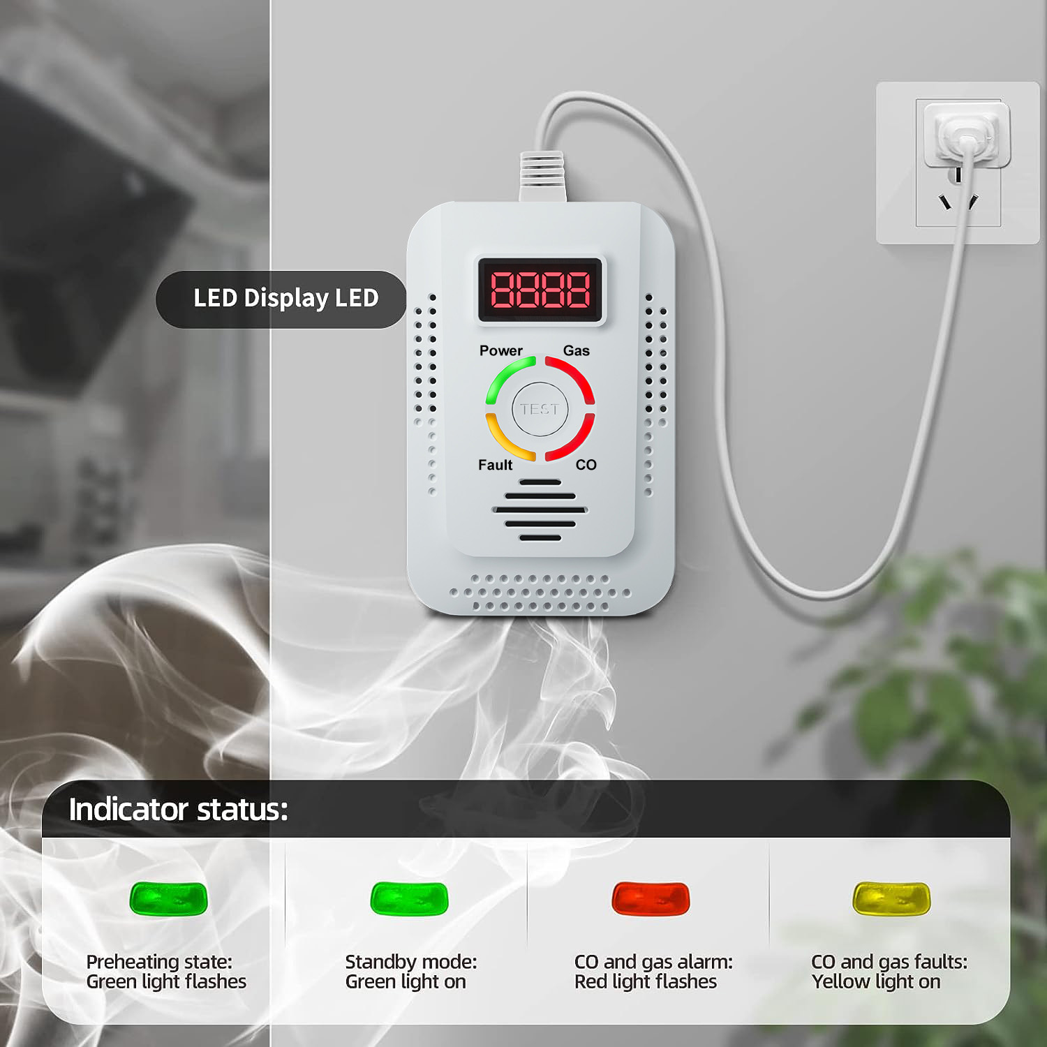 Carbon Monoxide CO And Natural - Kitchen Appliances Video ulasan dan harga