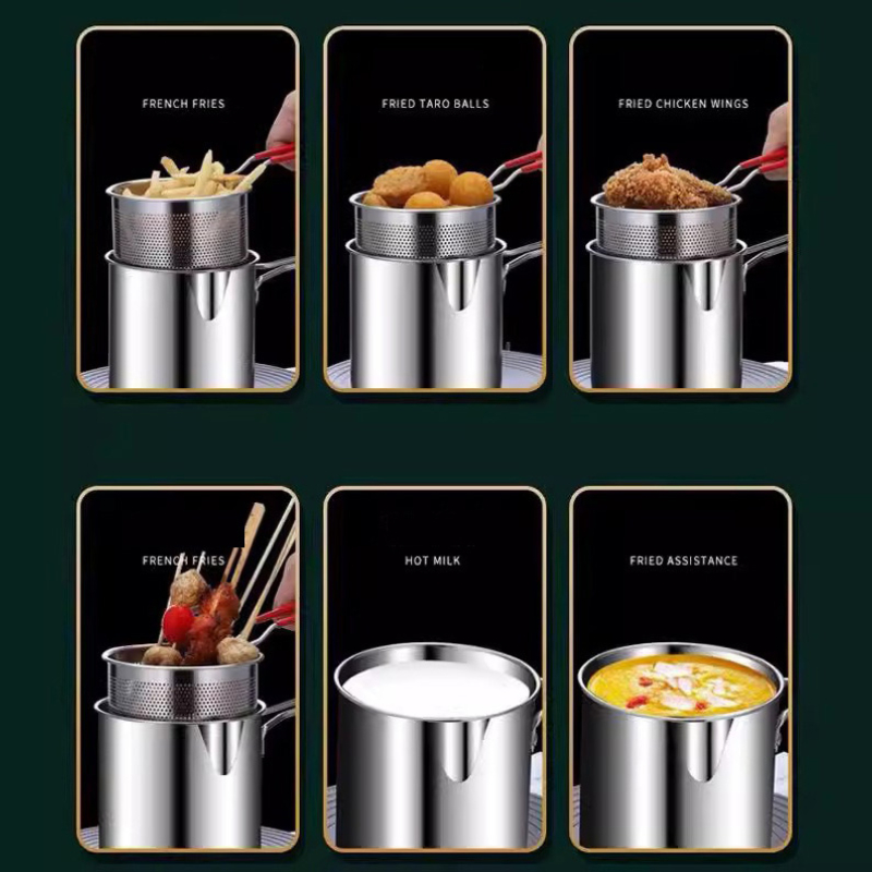 304 Stainless Steel Deep Fryer - Induction Cooker ulasan dan harga