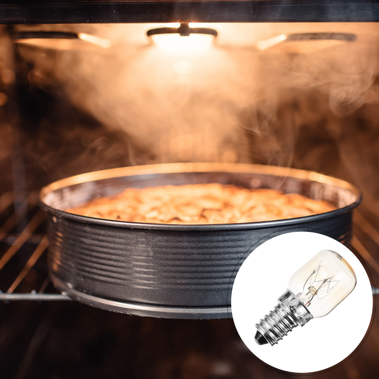 4Pcs Heat-Resistant Oven Lamp  - Microwave Oven ulasan dan harga