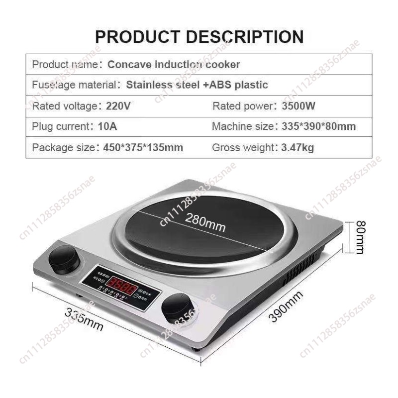 Portable 3500W Induction Cookt - Induction Cooktop Portable ulasan dan harga