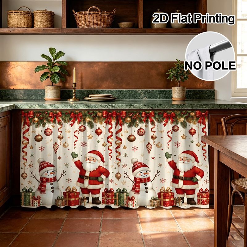 VIKAMA Cabinet Curtain Christm - Kitchen Appliances Cabinet ulasan dan harga