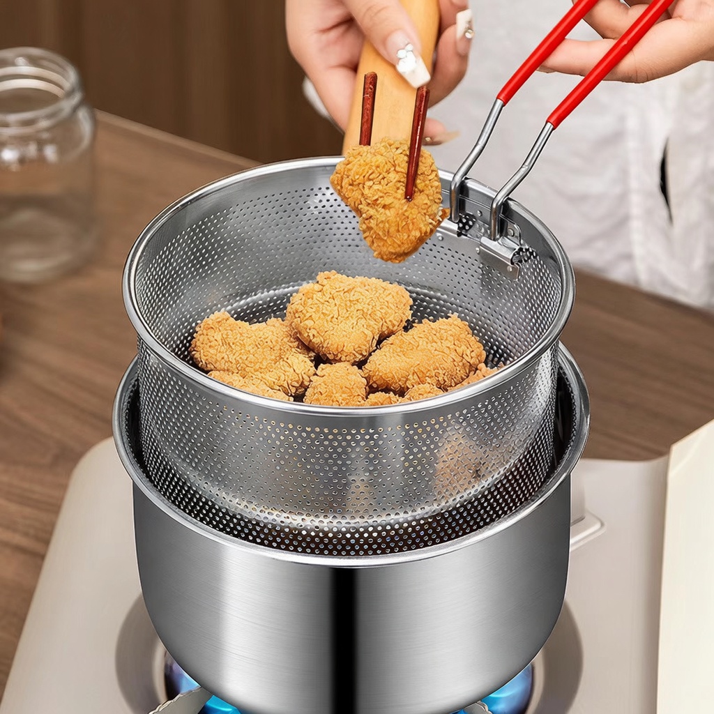 Stainless Steel Deep Fryer Wit - Induction Cooker ulasan dan harga