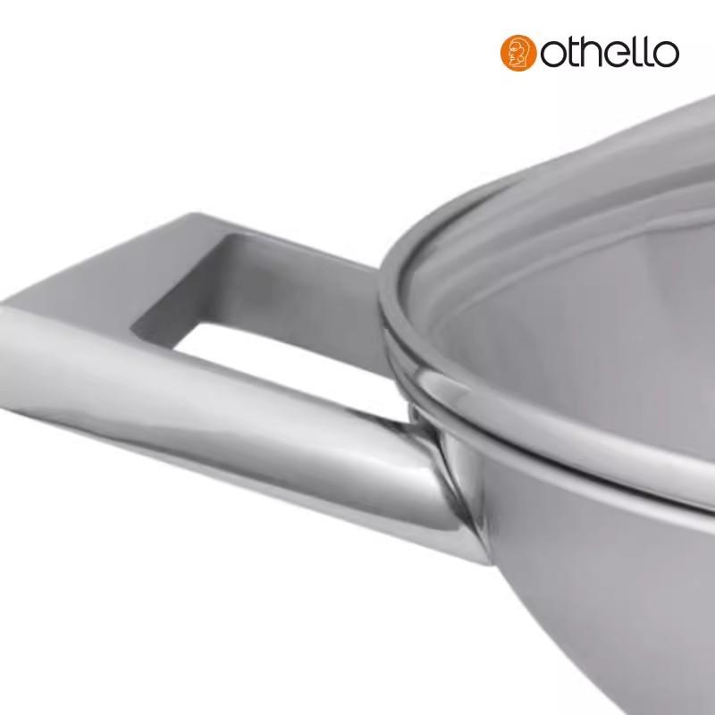 18/10 Stainless steel wok glas - Induction Cooker ulasan dan harga