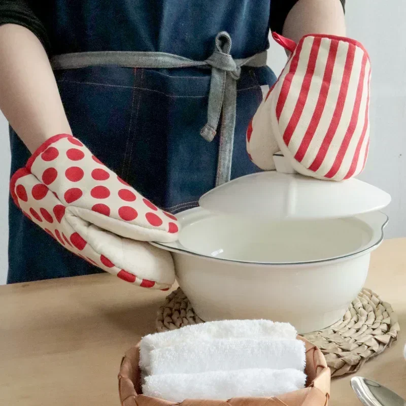 1PC Cotton Oven Mitts and Pot  - Microwave Oven ulasan dan harga