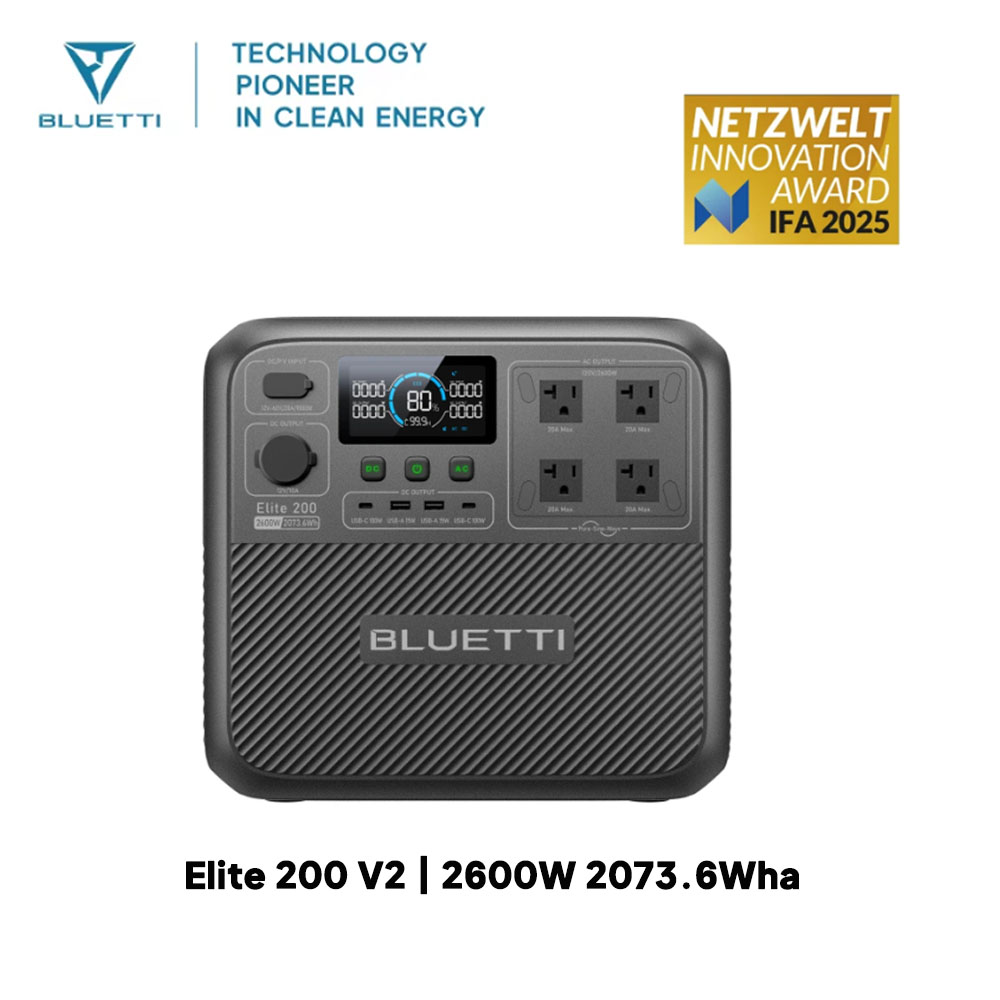 【Renew】BLUETTI Elite 200 V2 Po - Toaster ulasan dan harga