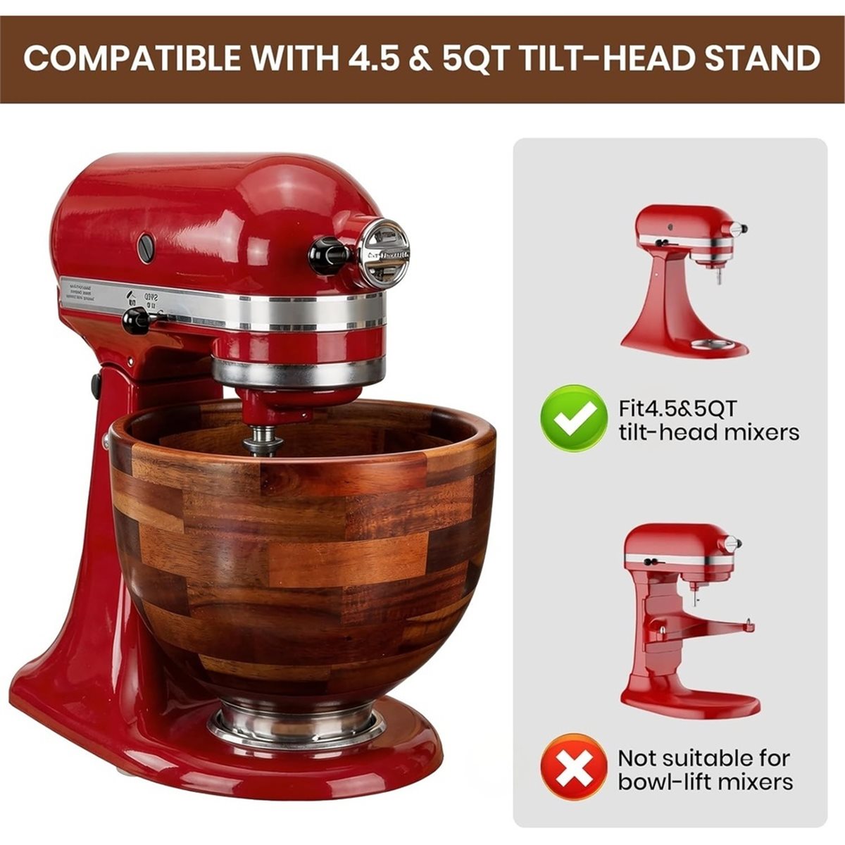 update. Wood Mixing Bowl for K - Stand Mixer ulasan dan harga
