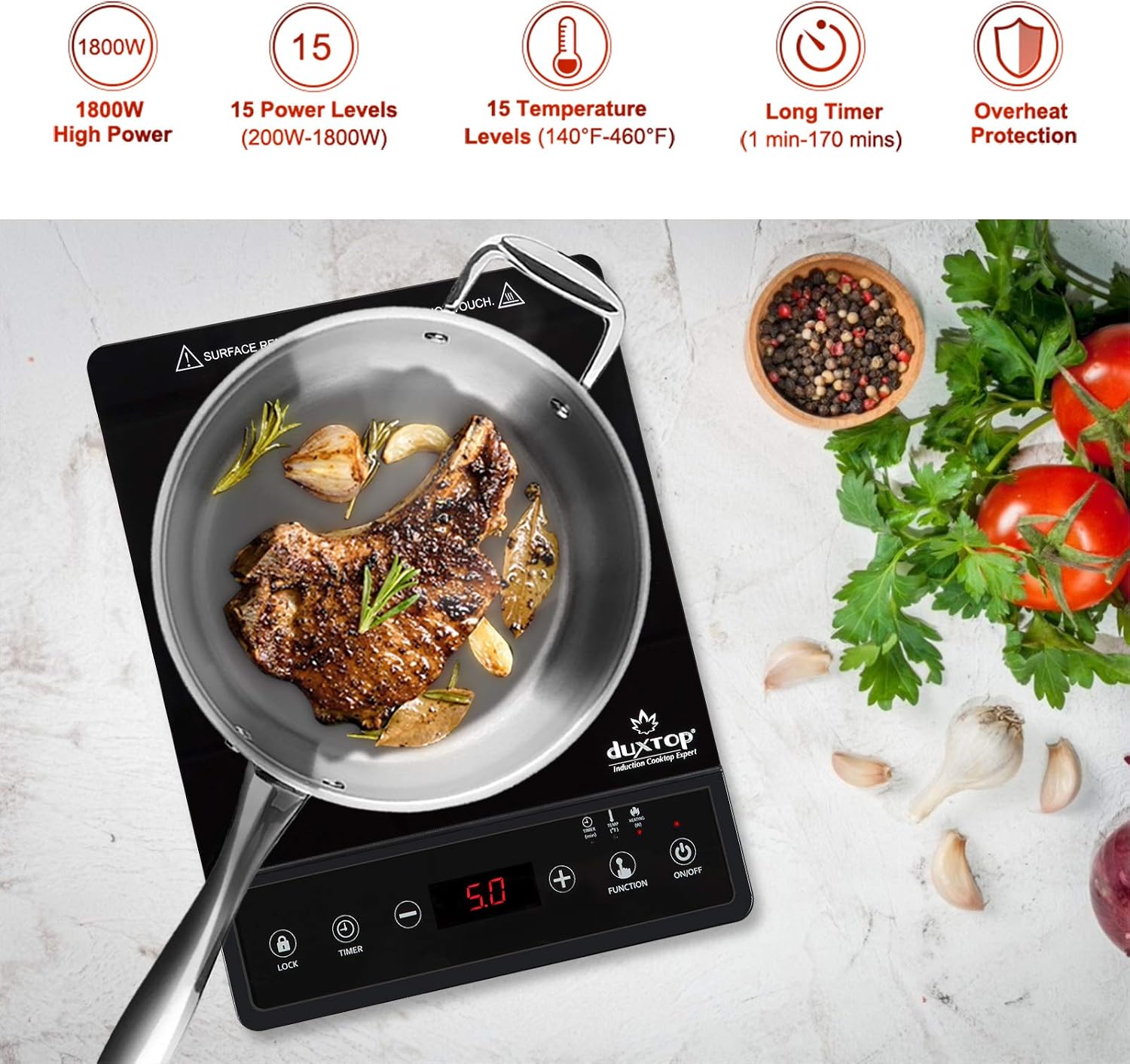 Portable Induction Cooktop, Co - Induction Cooktop Portable ulasan dan harga