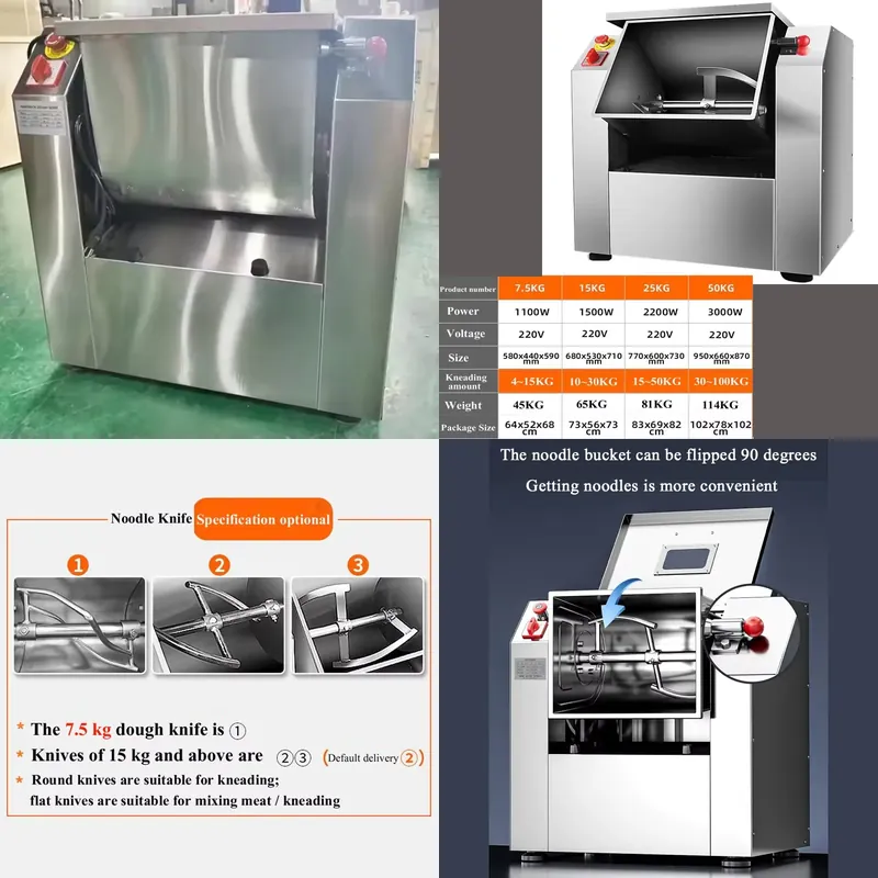2026 hot sale 25Kg Automatic C - Stand Mixer ulasan dan harga
